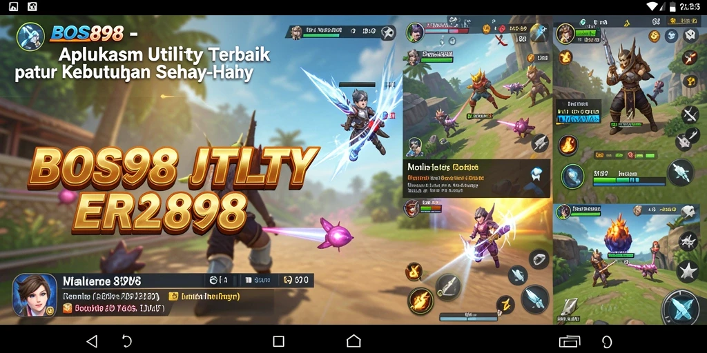 Tampilan antarmuka aplikasi BOS898 yang user-friendly dan fungsional.