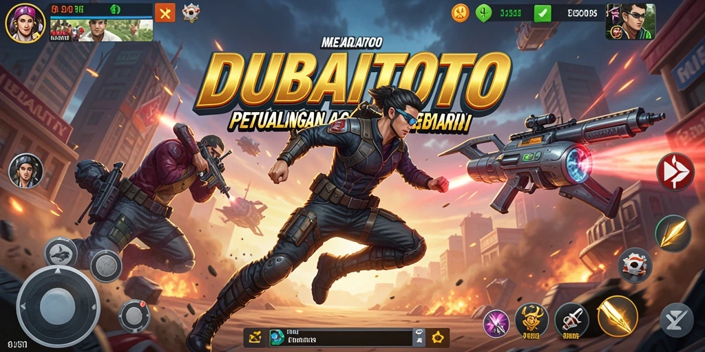 Tampilan gameplay DUBAITOTO yang mendebarkan dan penuh aksi.