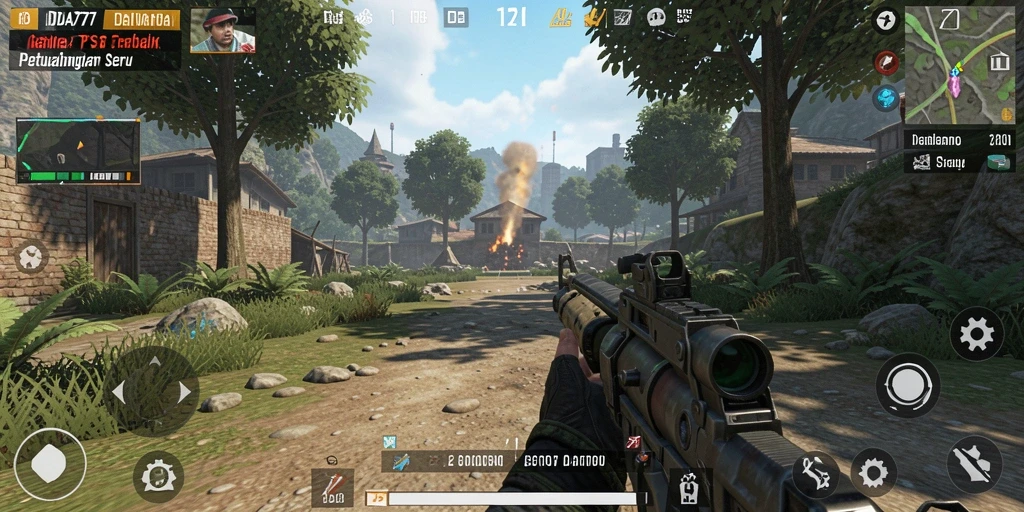 Tangkapan layar gameplay IDA777 yang menunjukkan aksi pertempuran seru.