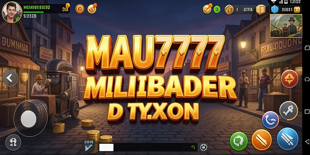 Screenshot gameplay MAU777 yang menunjukkan keseruan bisnis Tycoon.